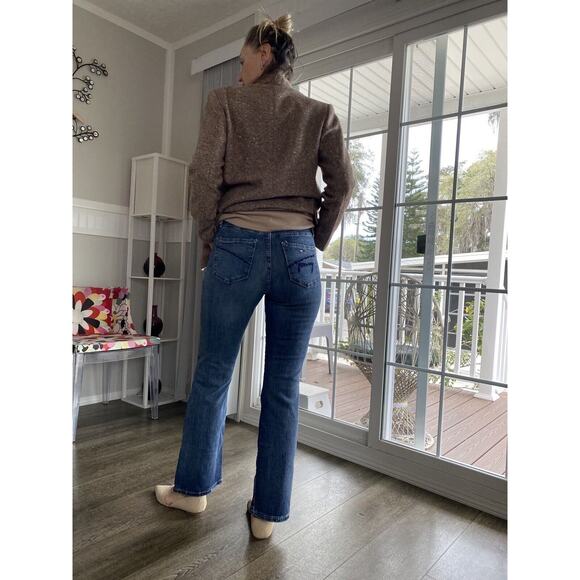 TOMMY HILFIGER Women's Waverly Boot-Cut Ankle Stretch Jeans 10-12/W30 NEW - Picture 1 of 15